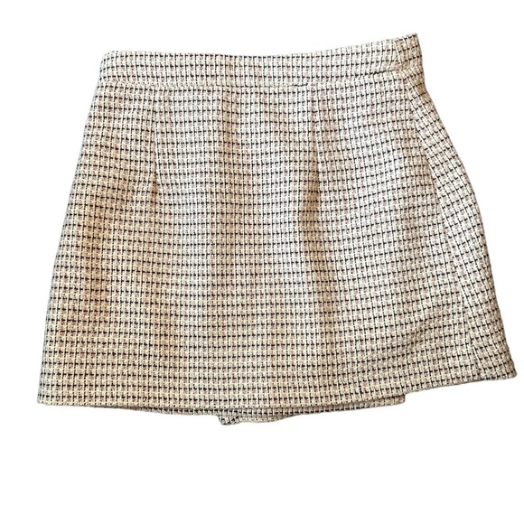 ASOS Miss Selfridge Tweed Blazer & Skirt Co-Ord Set pink black & silver size 6 - Picture 6 of 15